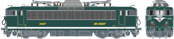 H0 41128 – BB 25607, Achères Ep 4