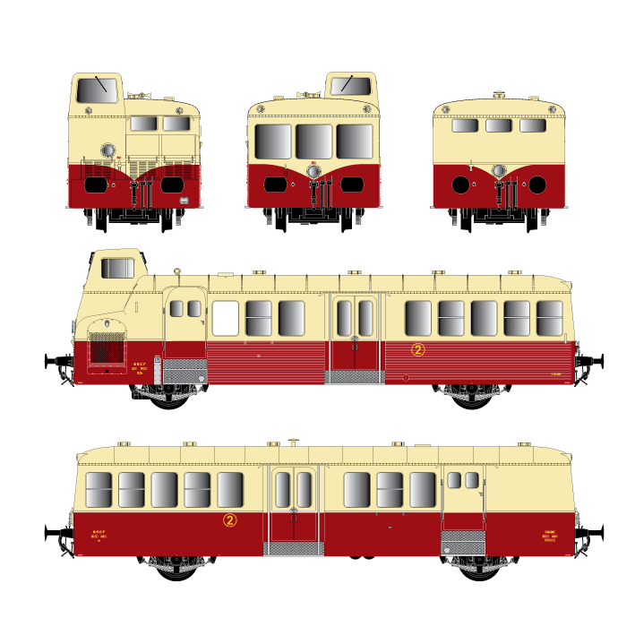 HO 41008CS – XBD 5637 + XRBD 9235 Bourges